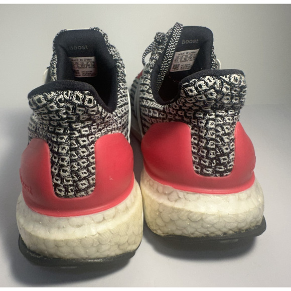 Adidas Ultra Boost Women’s Size 6.5 Black White Pink Running Shoes B43508 - Picture 4 of 8